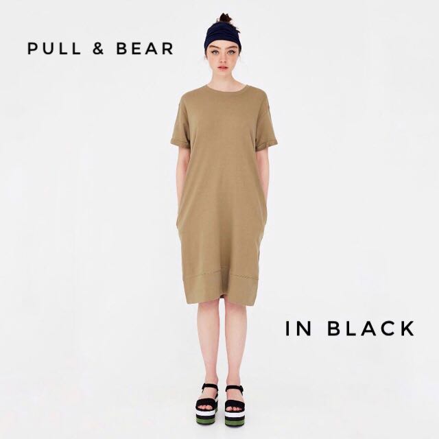 pull and bear t shirt dress