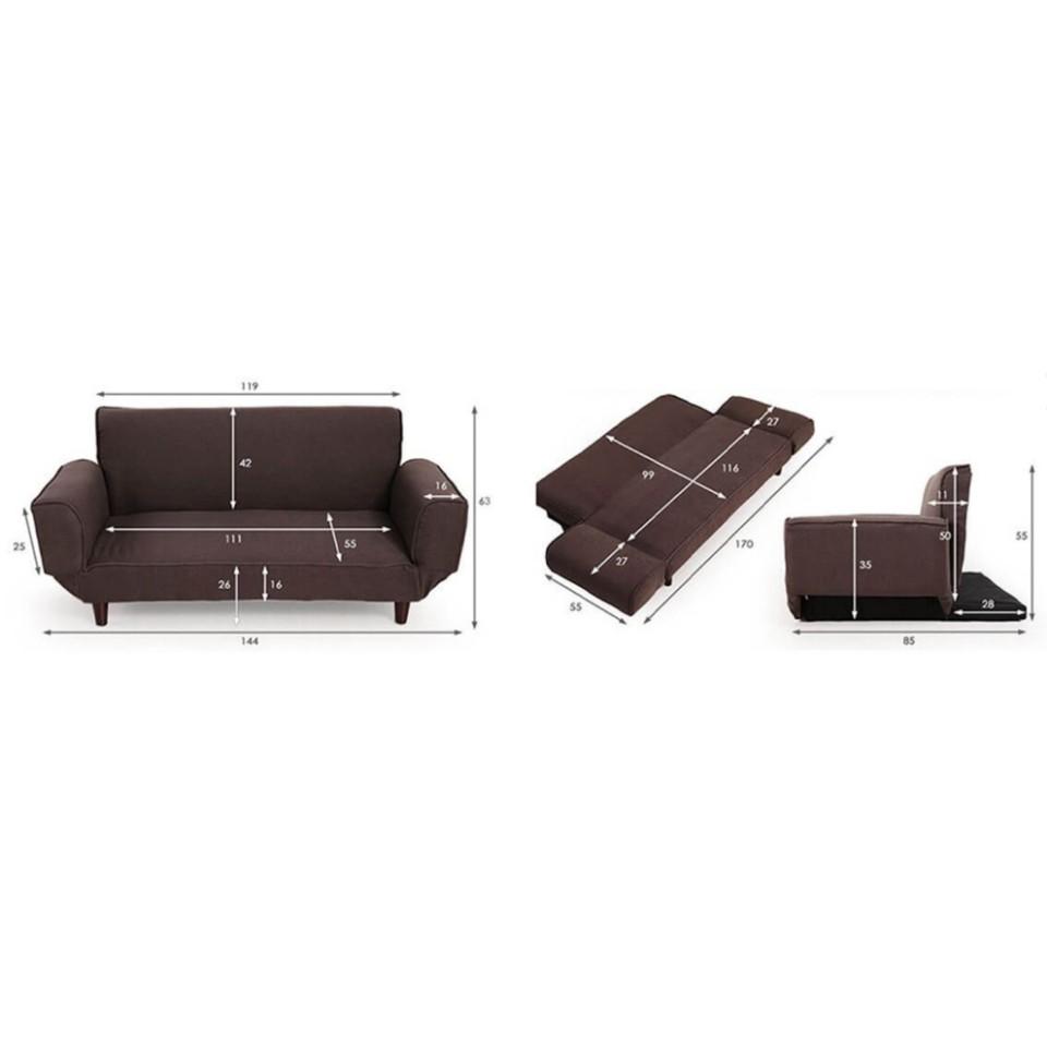 Sofa Bed Fabelio Baru, Perabotan Rumah di Carousell