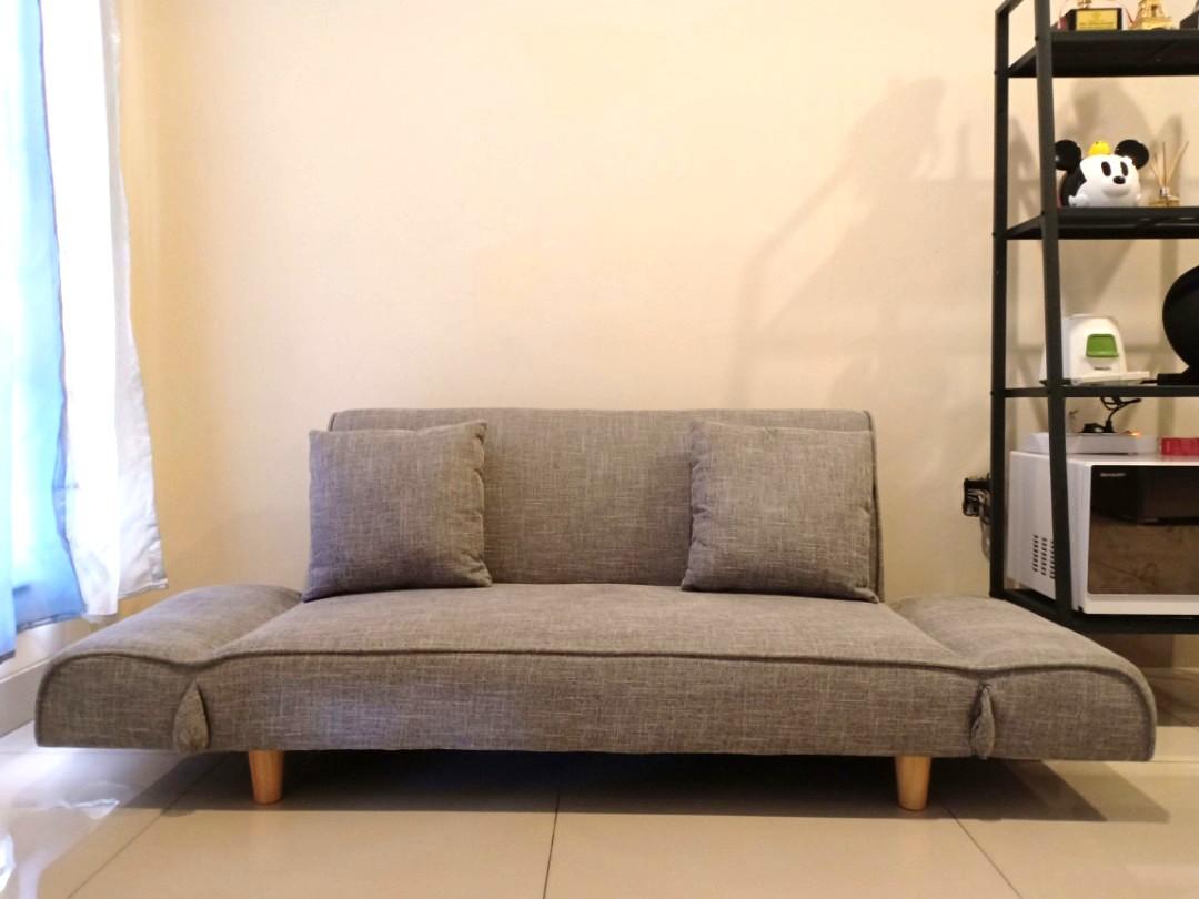 Sofa Bed Fabelio Baru, Perabotan Rumah di Carousell