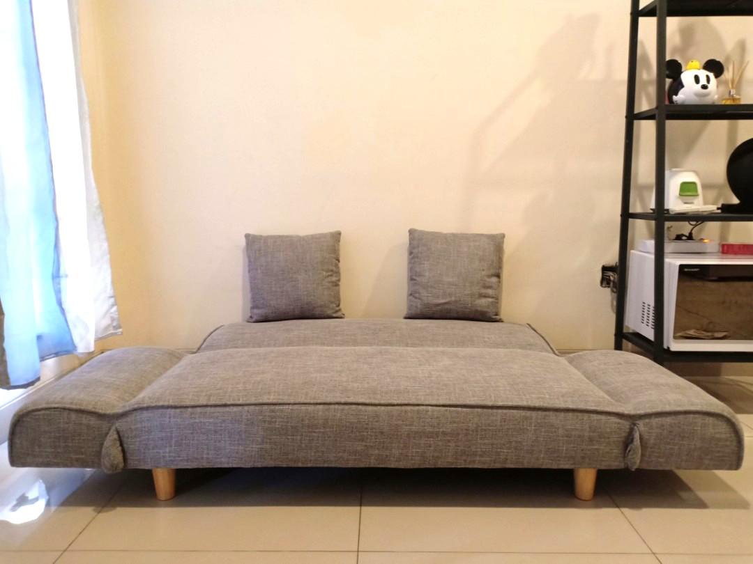 Sofa Bed Fabelio Baru, Perabotan Rumah di Carousell