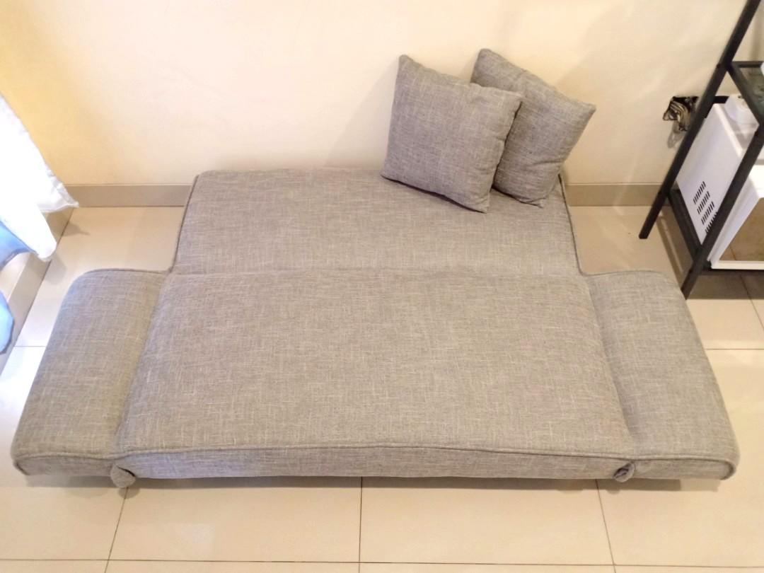 Sofa Bed Fabelio Baru, Perabotan Rumah di Carousell