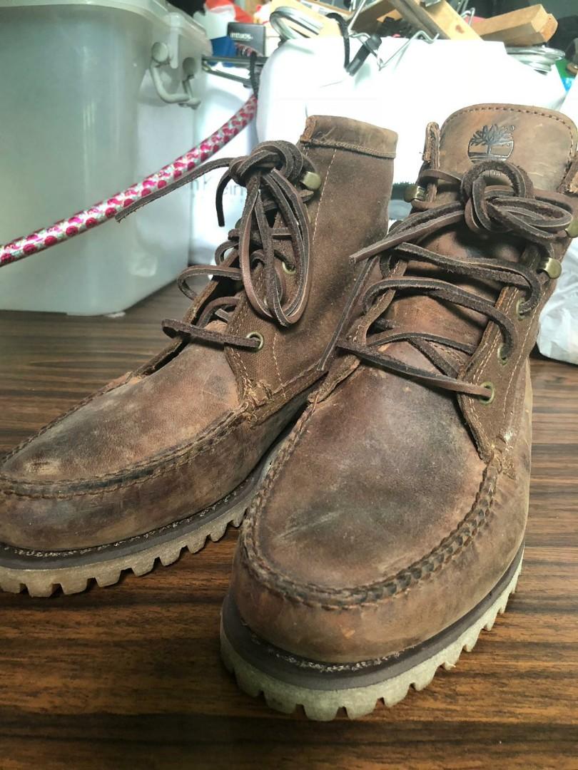 timberland boots leather type