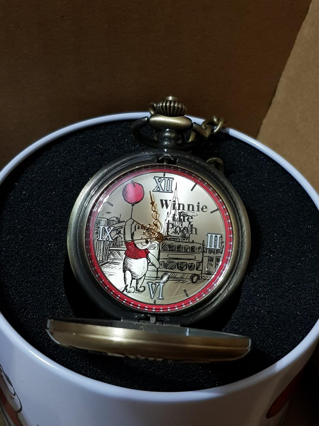 Toreba Winnie the Pooh Pocket Watch Everything Else on Carousell