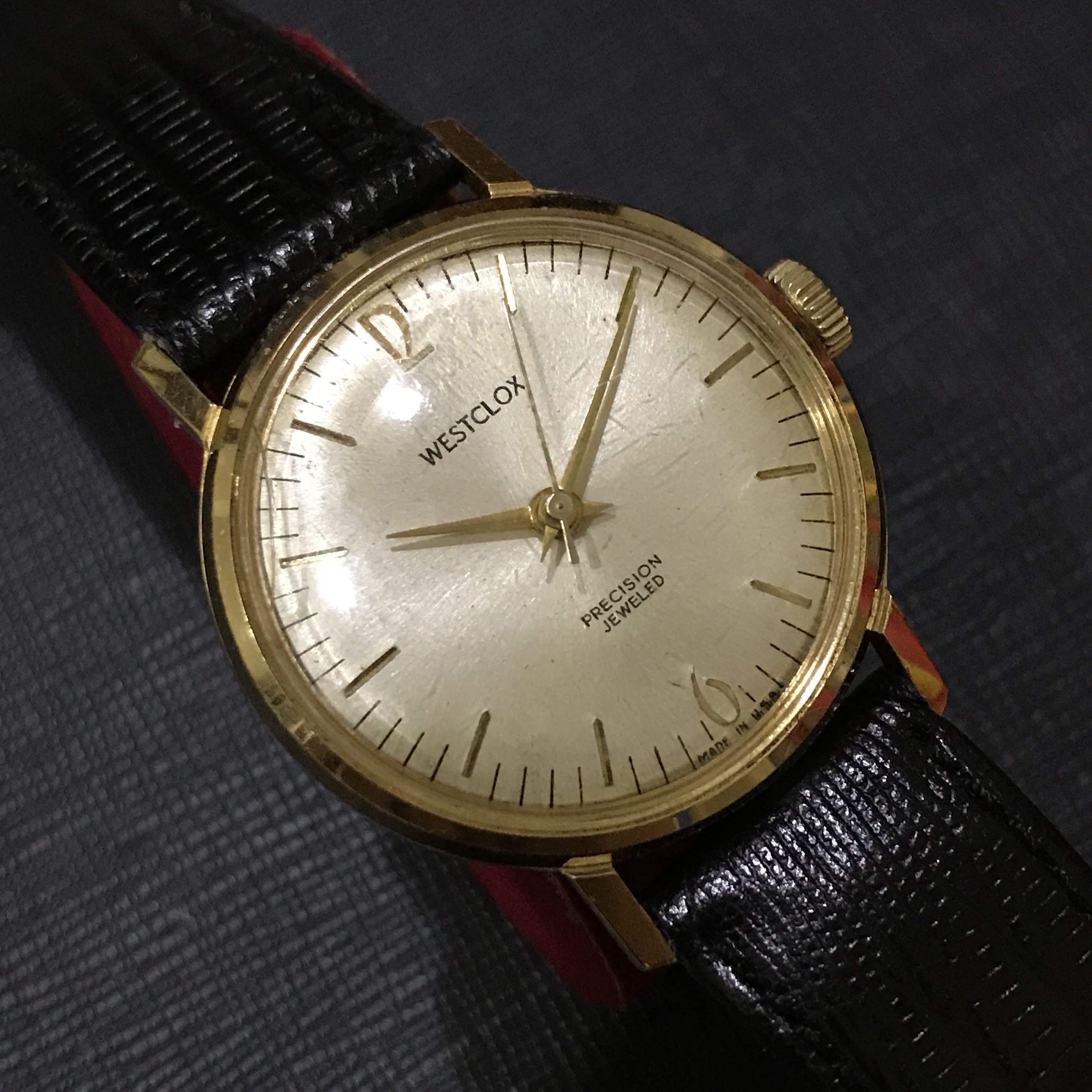 Vintage Westclox Precision Jeweled Watch