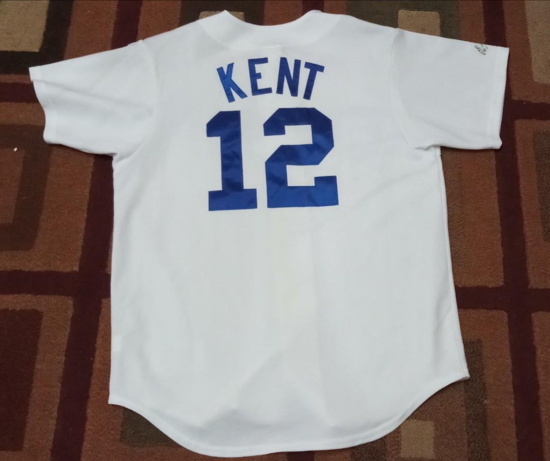 Vtg Majestic MLB Dodgers Kent 12 Jersey, Men's Fashion, Tops & Sets,  Tshirts & Polo Shirts on Carousell