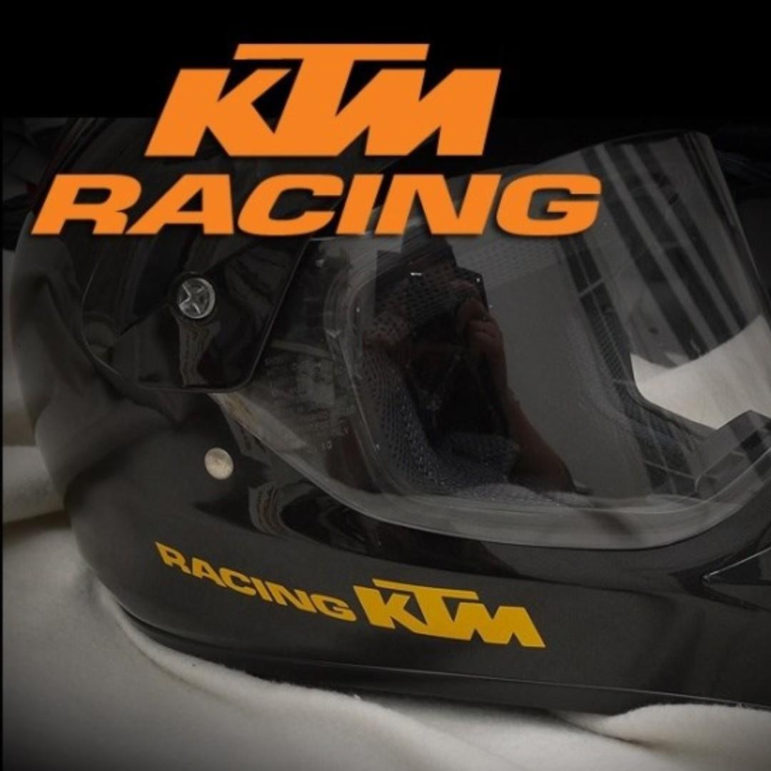 Ktm helmet decals clearance