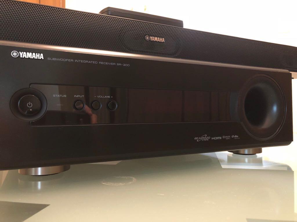 yamaha subwoofer integrated receiver sr300