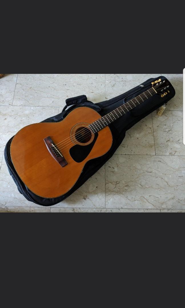 Yamaha Vintage FG 75 Acoustic Guitar, Hobbies & Toys, Music ...