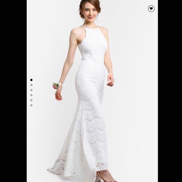 zalora long gown