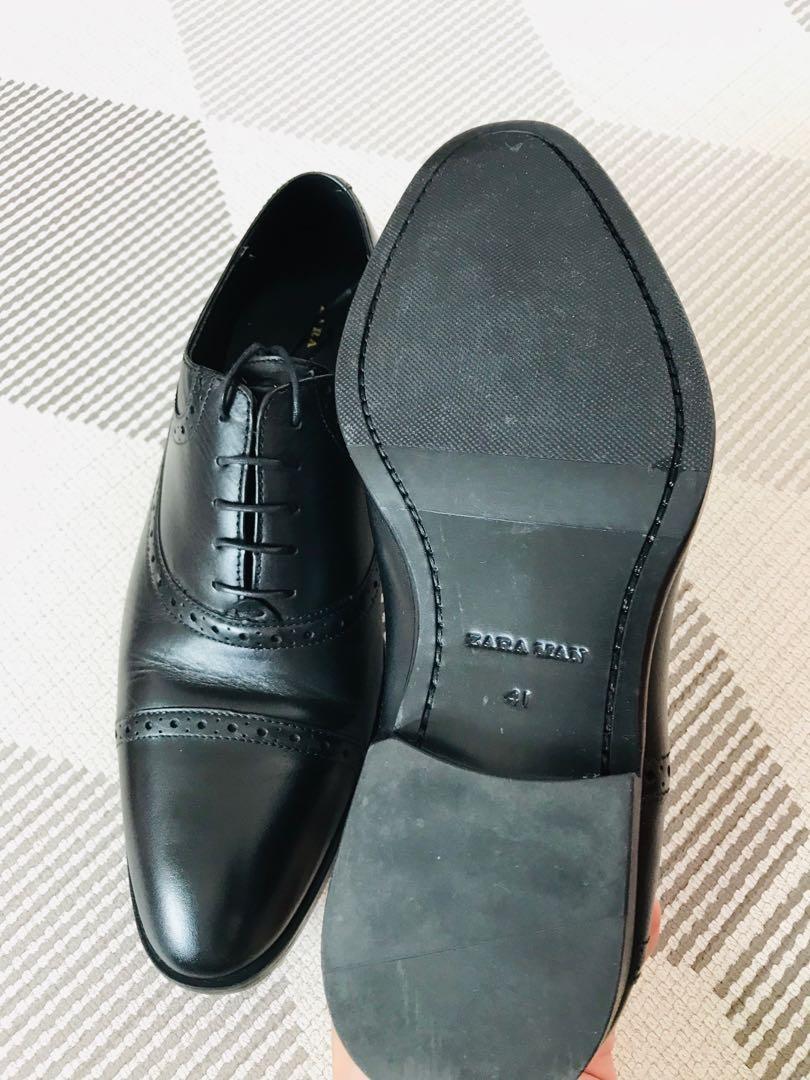 Zara Office Leather Shoes, Men's 