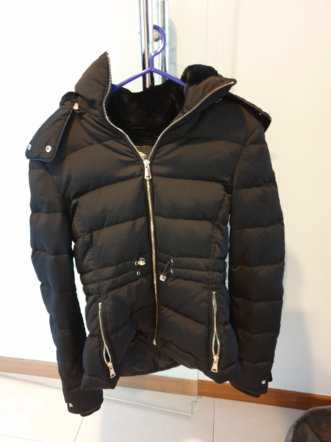 zara womens down jacket