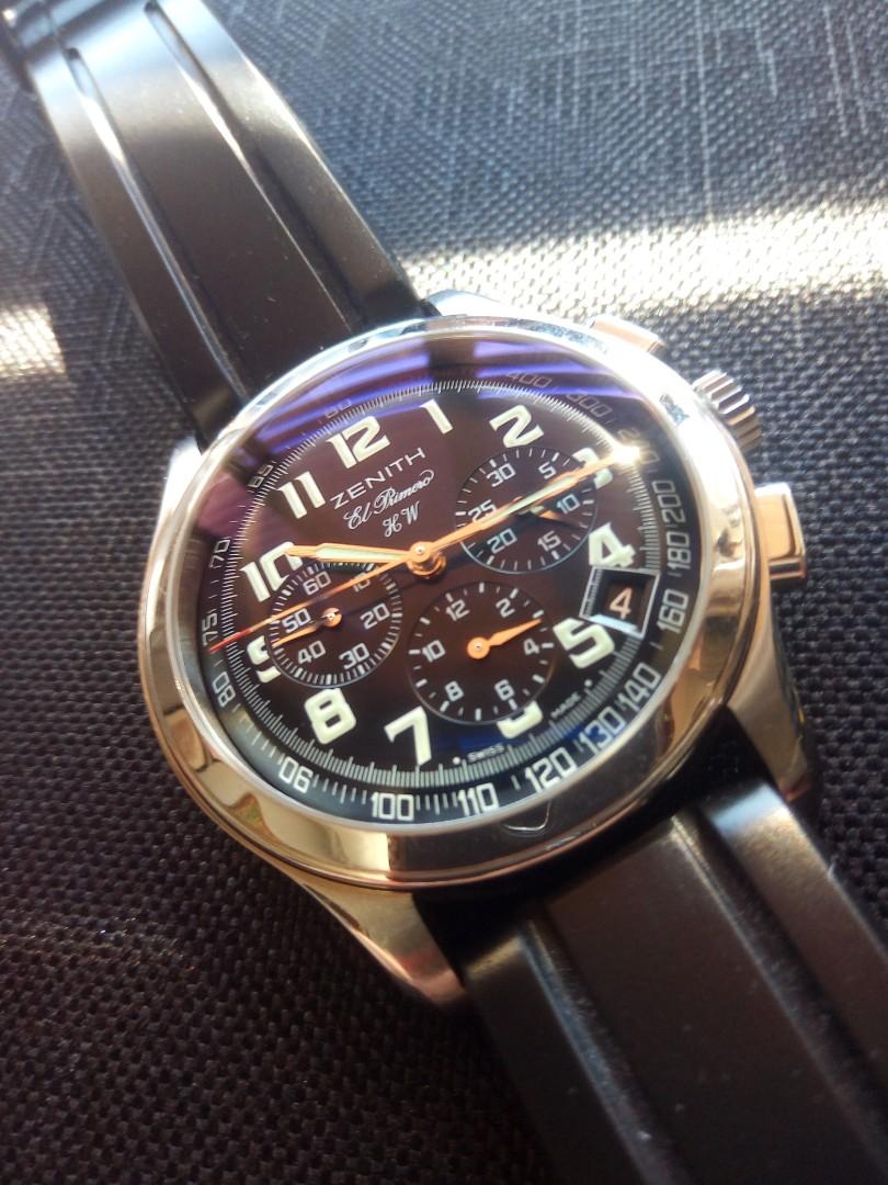 Zenith El Primero Hw Chronograph Men S Fashion Watches On Carousell