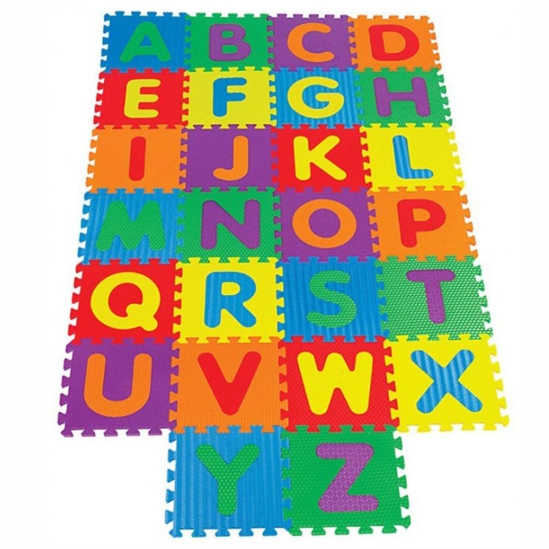 Abc Foam Puzzle Mat Babies Kids Toys Walkers On Carousell