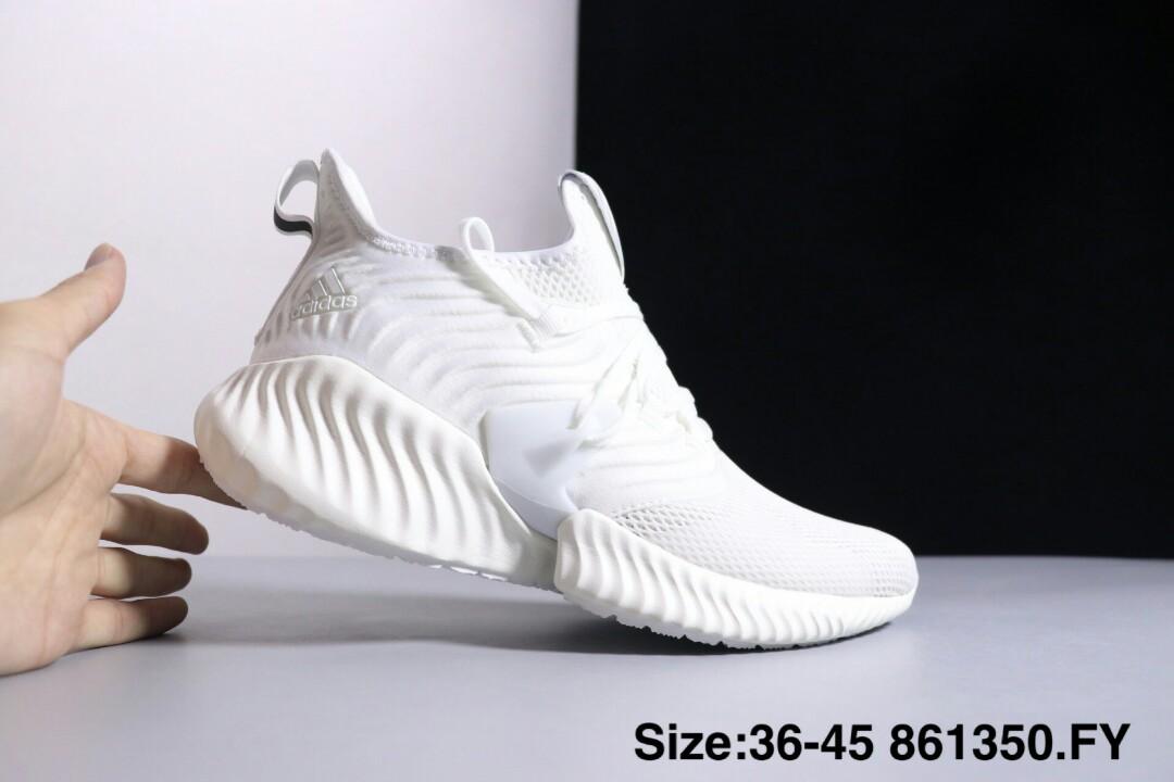 alphabounce white adidas