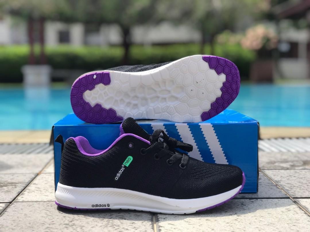 Adidas Neo Porsche Black Purple Women s Fashion Footwear Sneakers on Carousell
