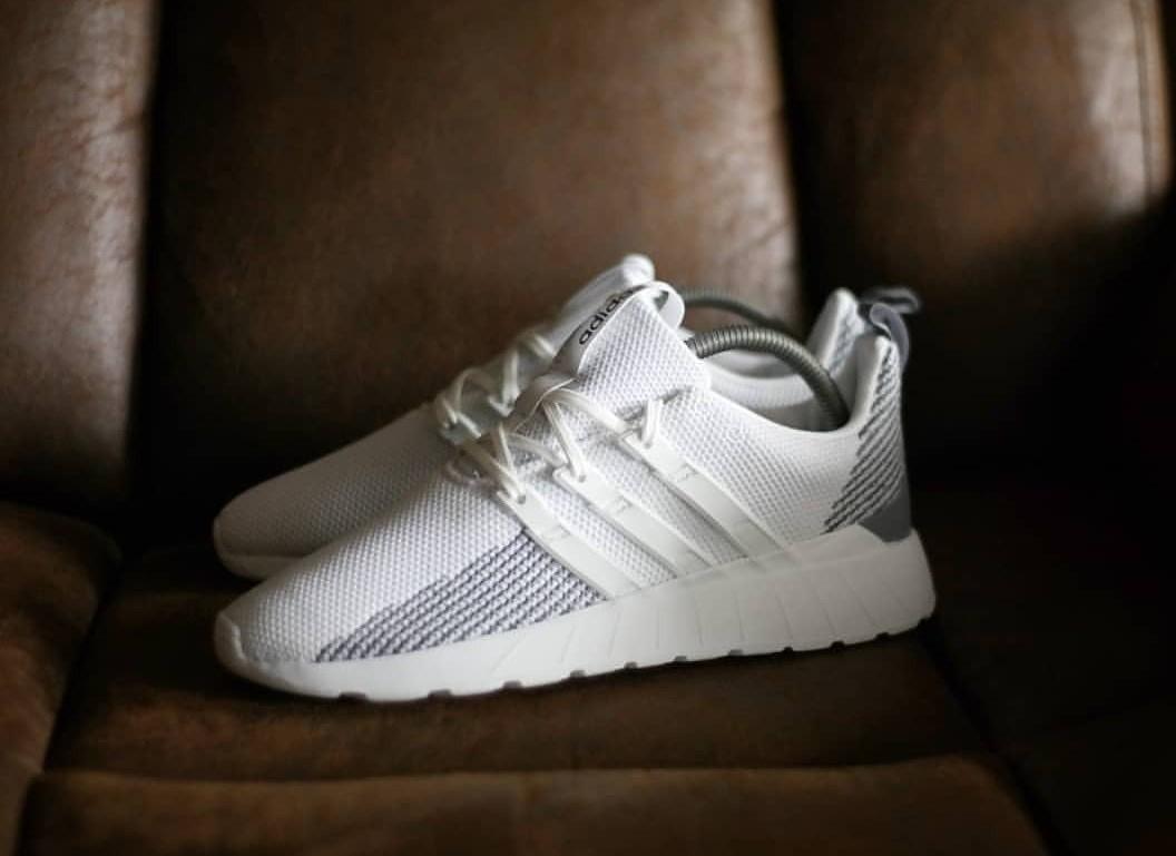 adidas questar flow triple white