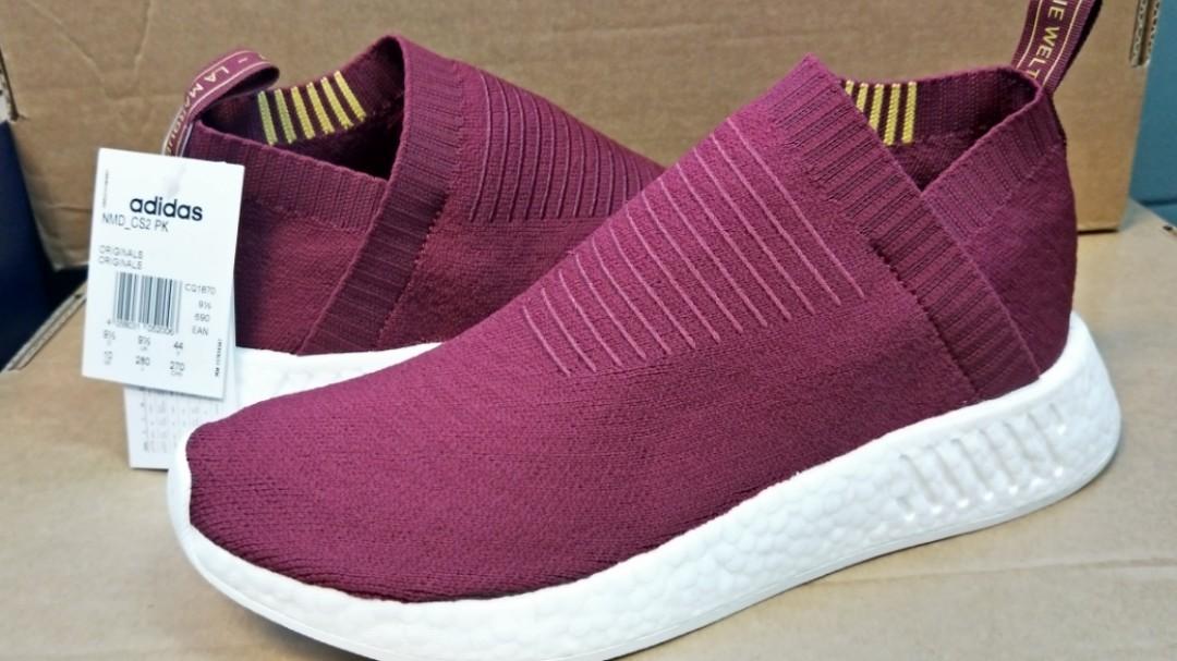 adidas nmd cs2 burgundy