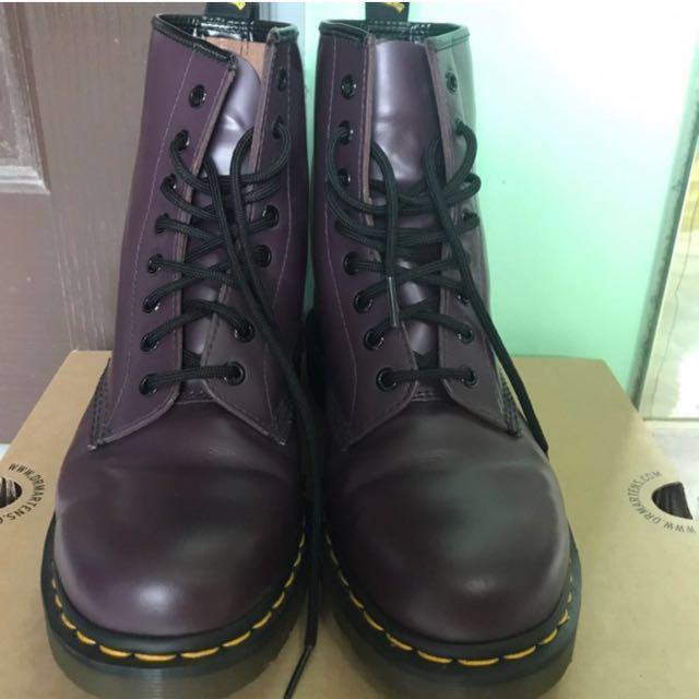 dr martens 1460 purple smooth