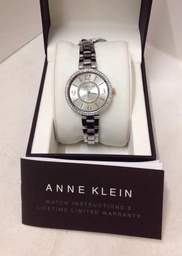 Anne Klein Women s AK 2581SVTT Silver Dial Swarovski Crystals