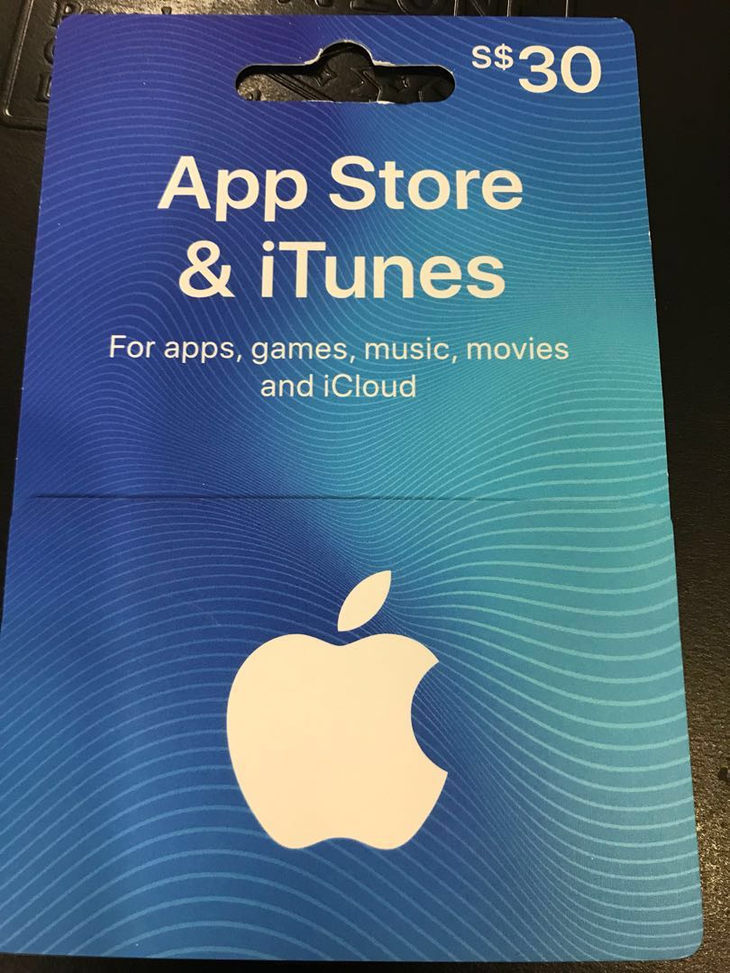 Apple Store I Tunes Prepaid Card Worth 30 Entertainment Gift Cards Vouchers On Carousell