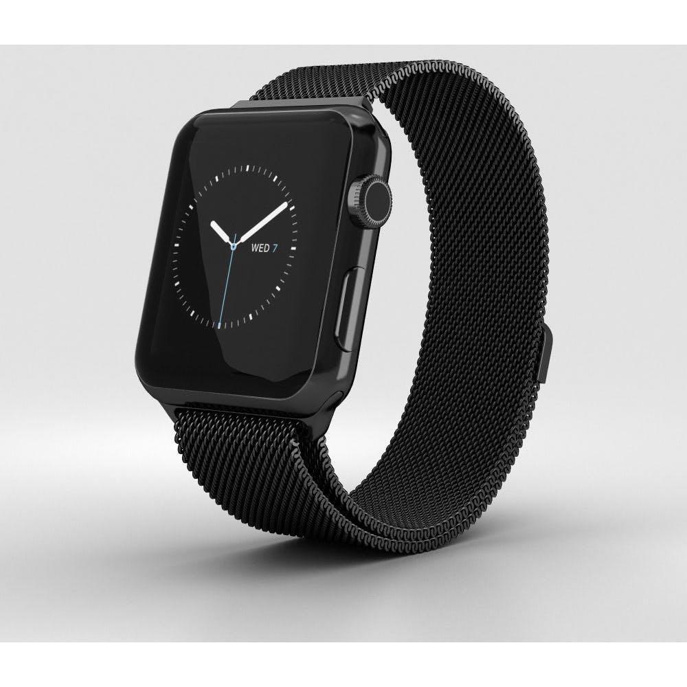 Apple Watch 38mm 40mm Milanese Loop Black Mobile Phones Gadgets Wearables Smart Watches On Carousell