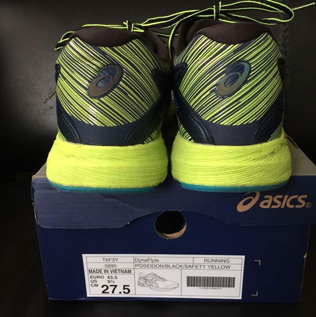 Asics dynaflyte poseidon store black safety yellow