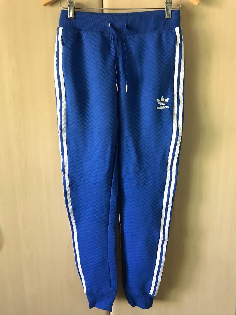 adidas track pants in blue | ASOS