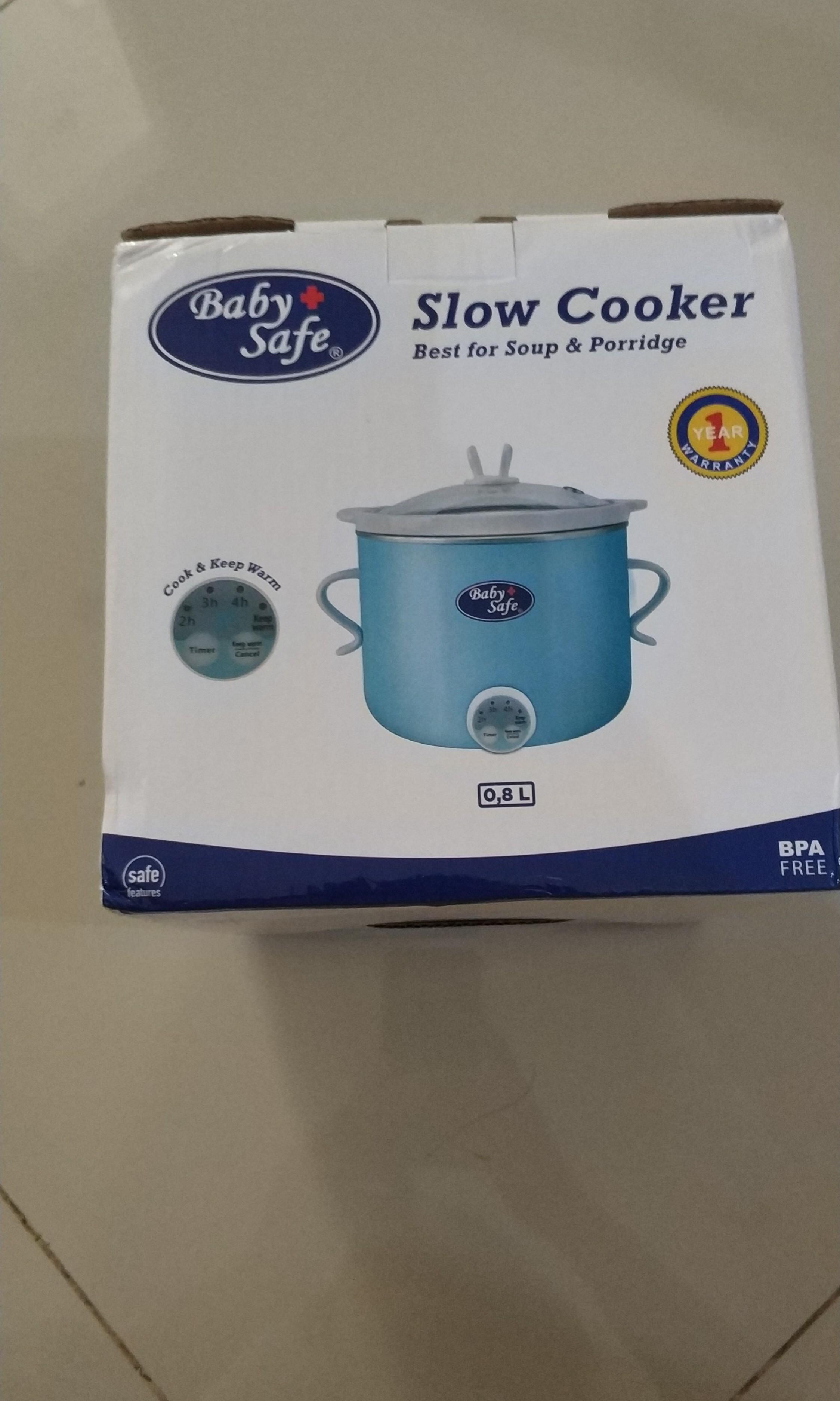 Baby Safe Slow Cooker 0 8 L Baru Babies Kids Nursing Feeding