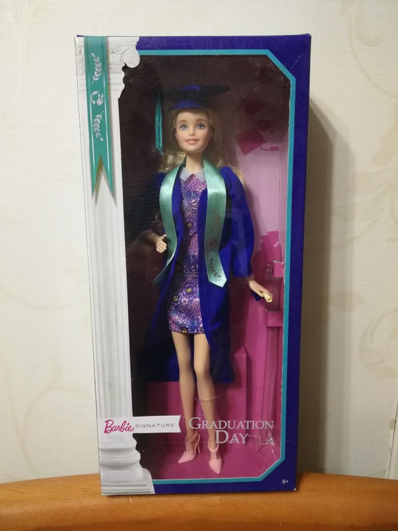 Barbie Graduation Day Cap Gown Doll, Blonde Hair With Accessories