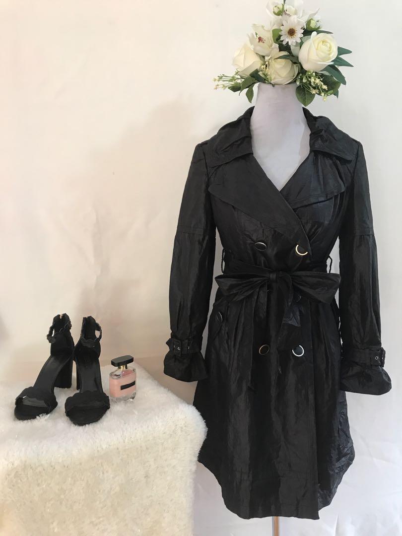 black fancy coat