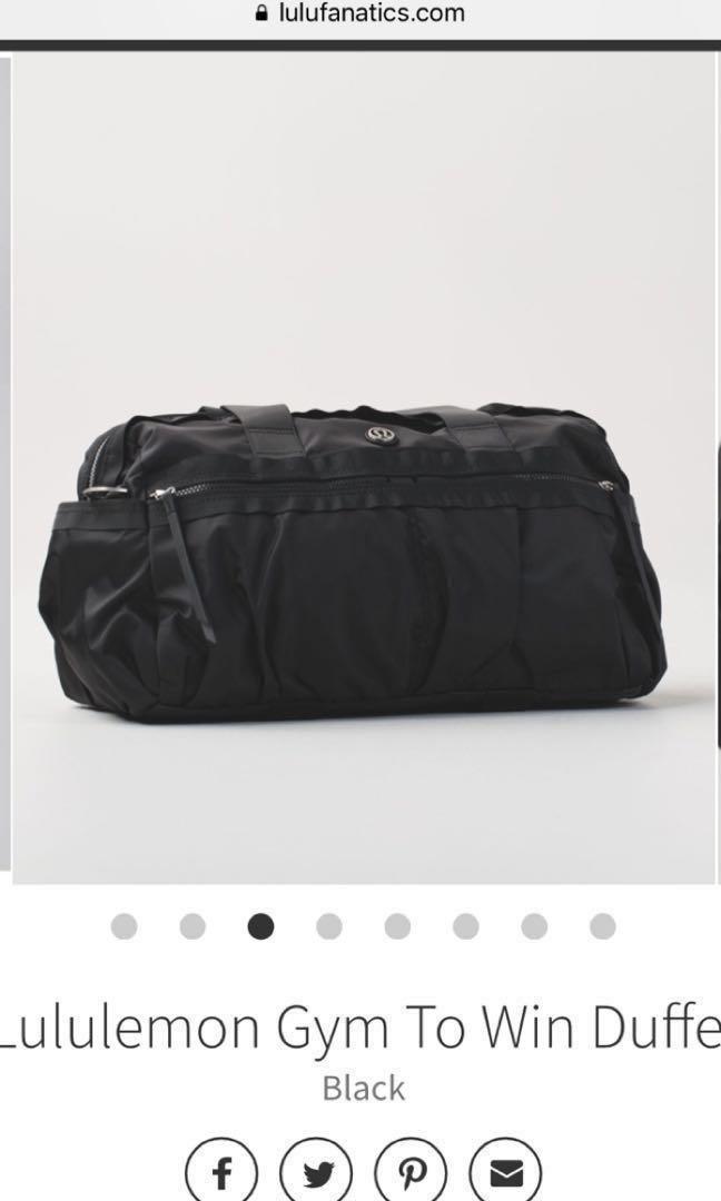 Lululemon gym to win duffel discount