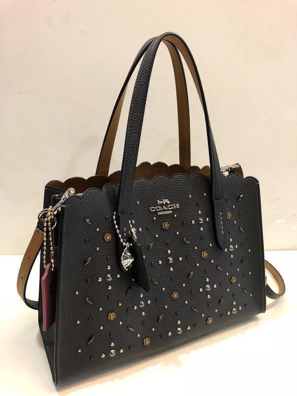 COACH Charlie Carryall 28 with Prairie Rivets