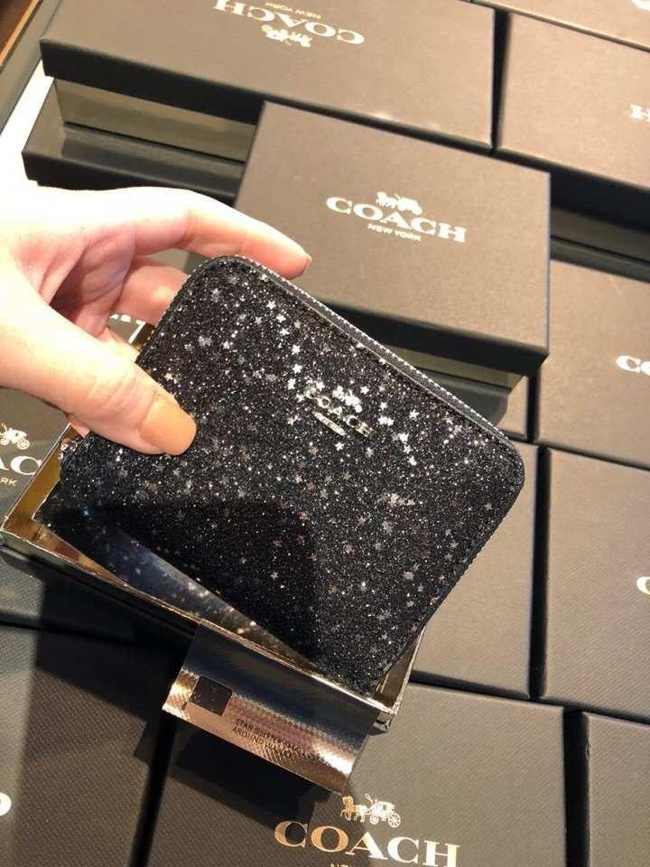 Coach wallet glitter shop