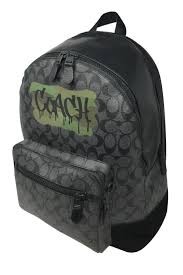 Coach shop graffiti backpack