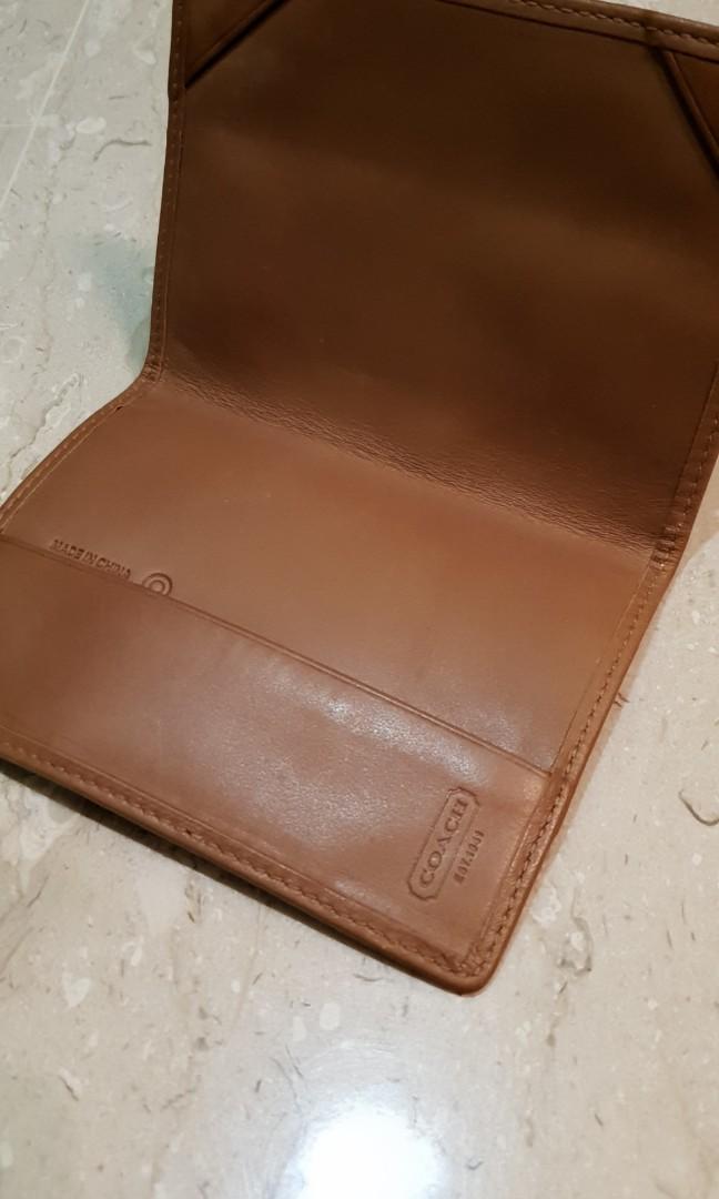 Coach Passport Holder, Luxury, Accessories on Carousell