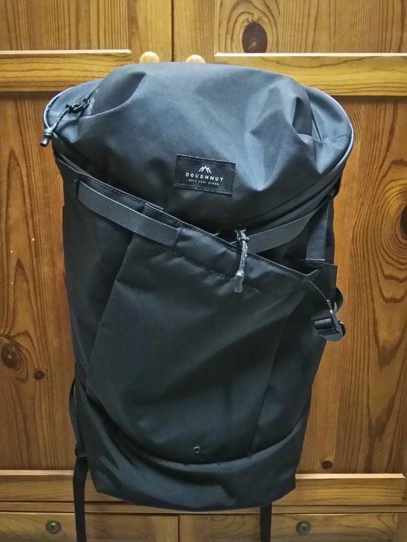 Doughnut BLACK 系列Dynamic black 黑色背囊背包書包CORDURA 物料, 男