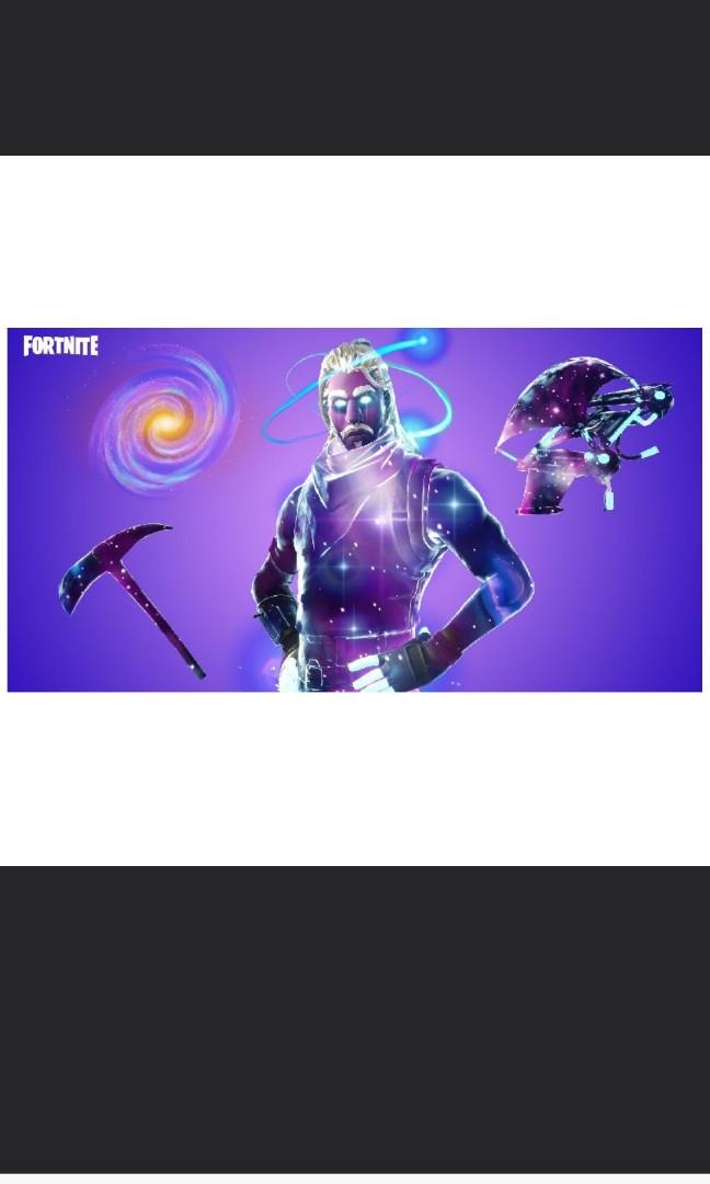 Fortnite Cracked Galaxy Skin, Video Gaming, Accessories, Game Gift Cards & Accounts on Carousell