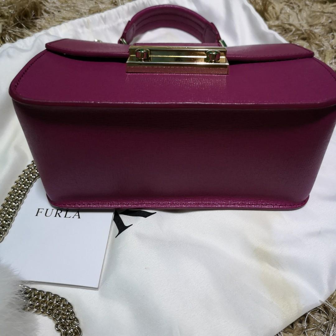 Furla Julia Top Handle, Women's Fashion, Bags & Wallets, Purses