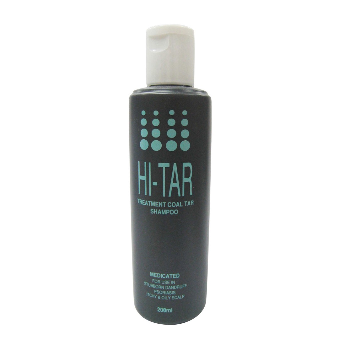 HiTar Treatment Coal Tar Shampoo Medicated for Stubborn Dandraff, Psoriasis,