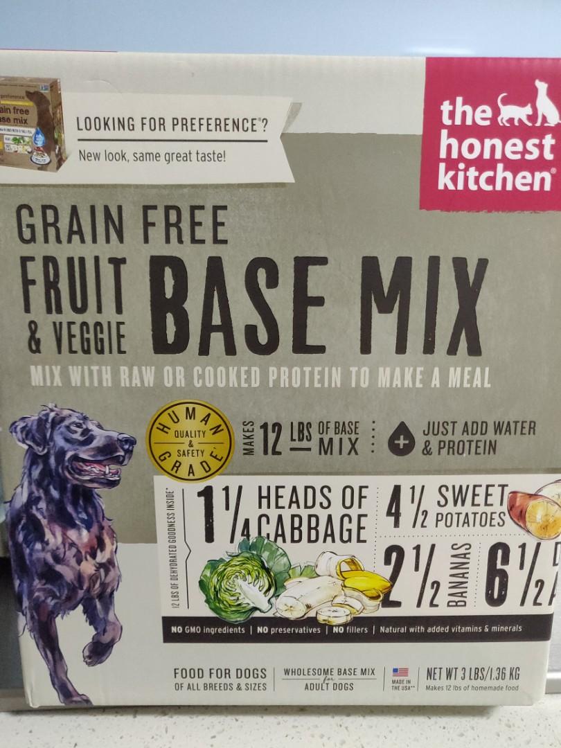Honest Kitchen Base Mix Preference Pet Supplies For Dogs Dog Food On Carousell