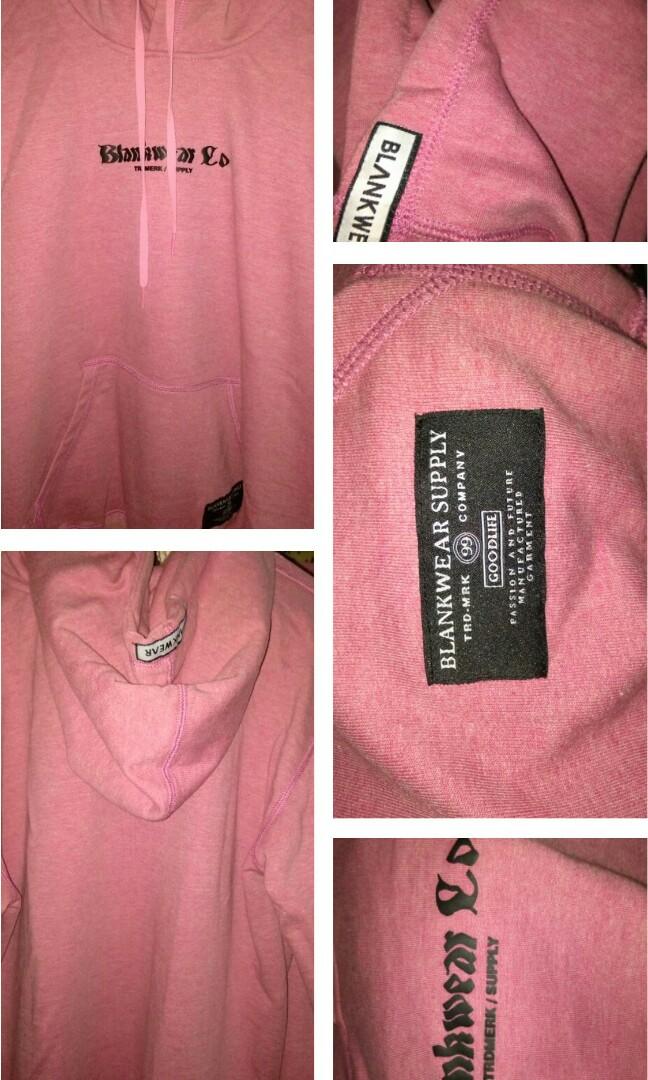 Hoodie blankwear Fesyen Wanita Pakaian Wanita Atasan di Carousell