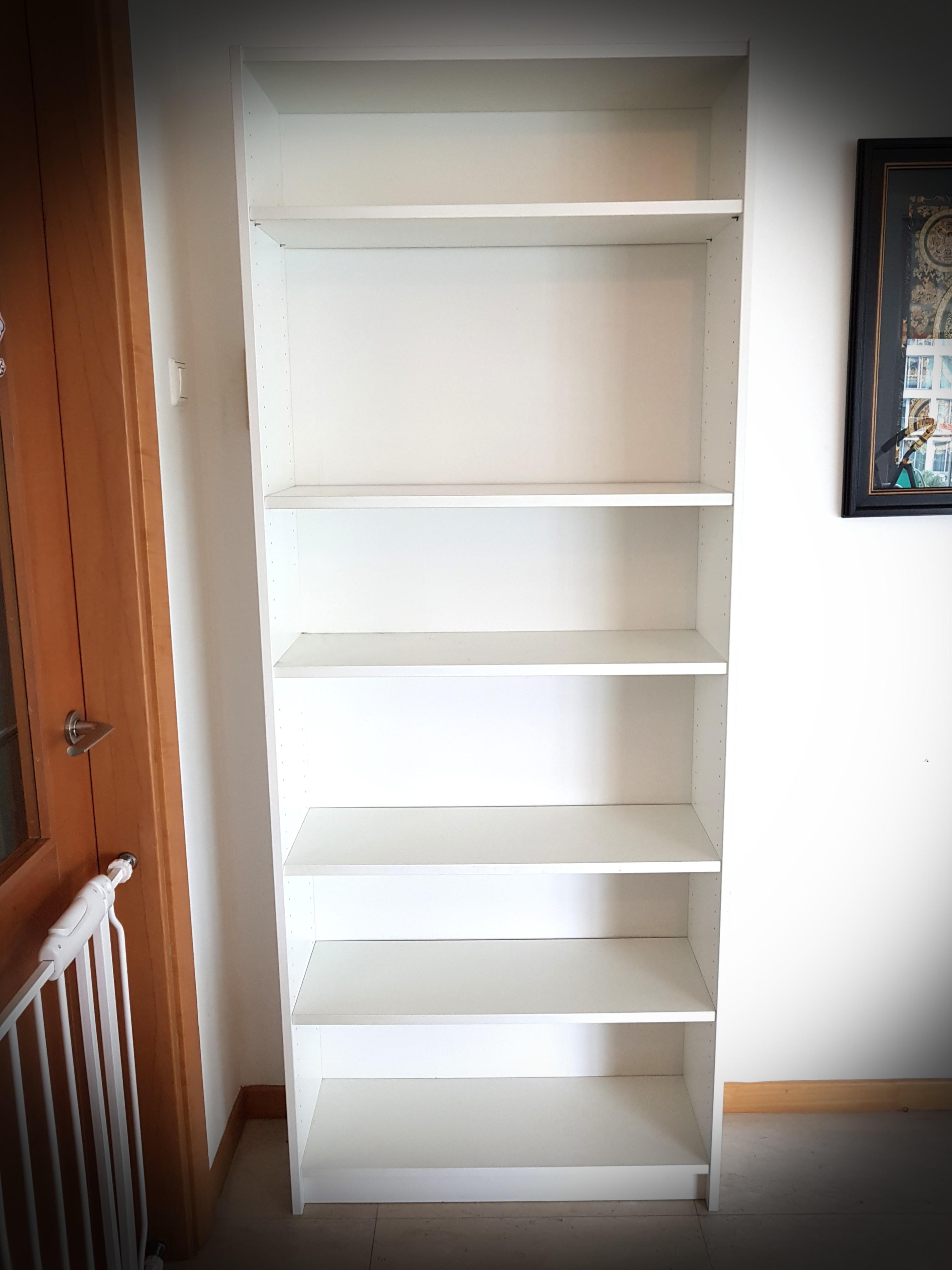 IKEA bookshelf 202cm x 80cm, Furniture & Home Living, Furniture