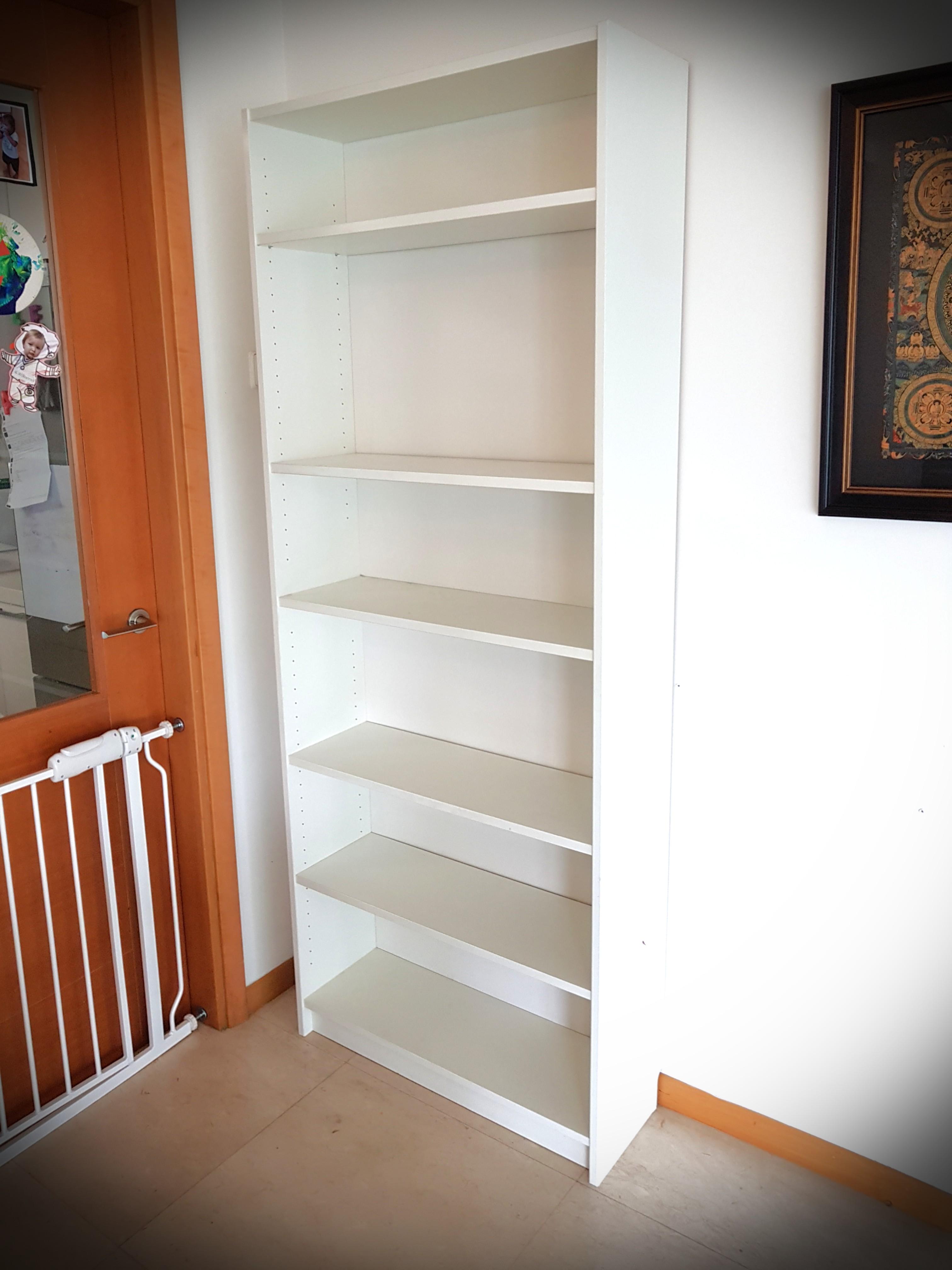 IKEA bookshelf 202cm x 80cm, Furniture & Home Living, Furniture