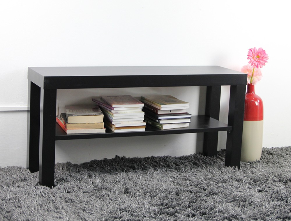 Lack tv bench black top