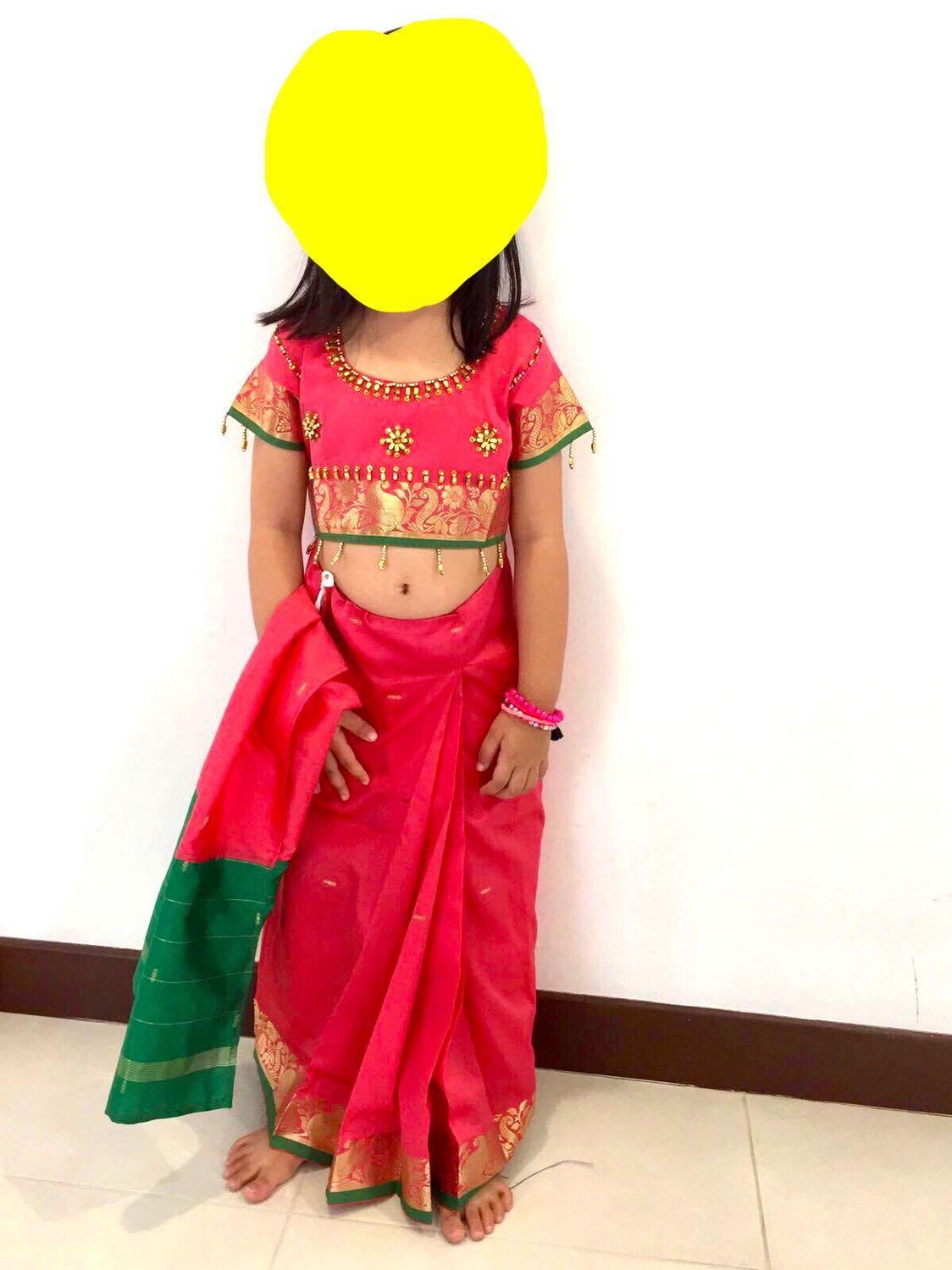 deepavali costume for girl