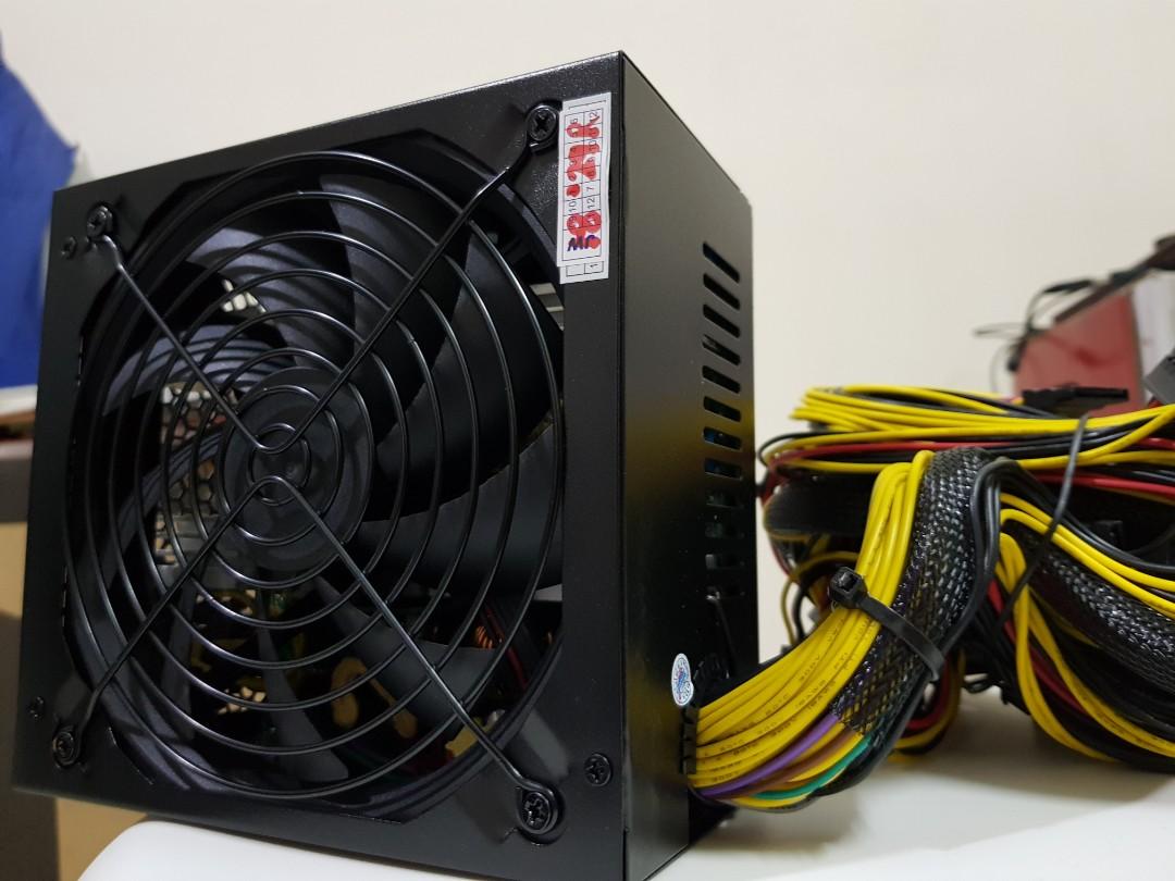 JW POWER 1600W MINING POWER SUPPLY 80+ GOLD, Computers & Tech, Parts