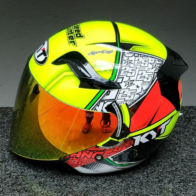 Kyt Helmet (Azlan Shah), Motorcycles, Motorcycle Accessories on Carousell