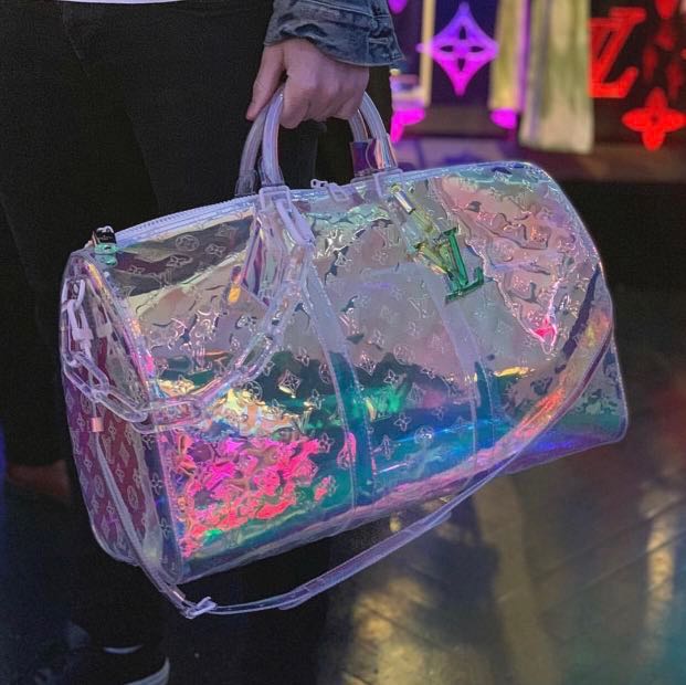 Louis Vuitton X Virgil Abloh IRIDISCENT Prism Keepall 50B, Bulletin Board, Preorders on Carousell