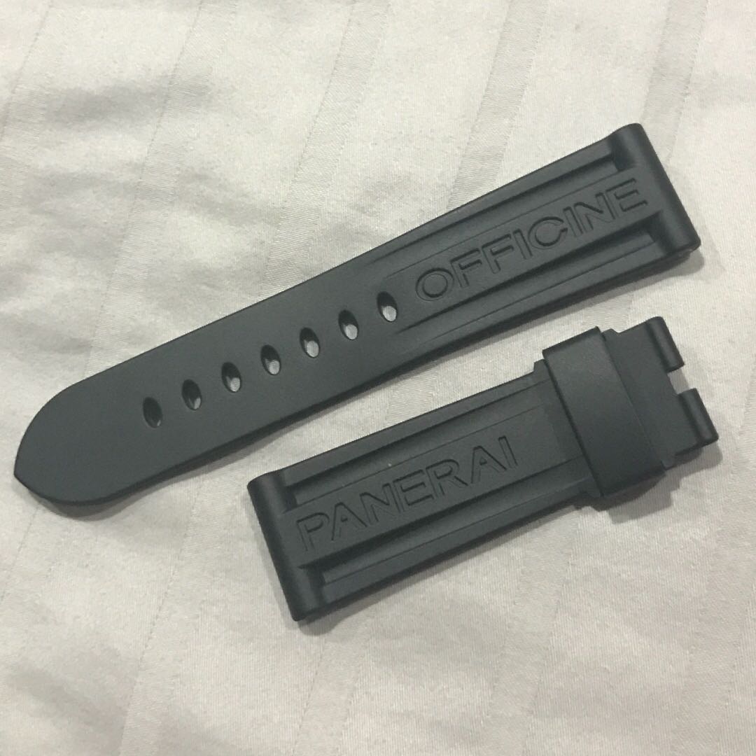 Panerai Green Alligator OEM Strap 24mm Lug for Deployant Buckle 