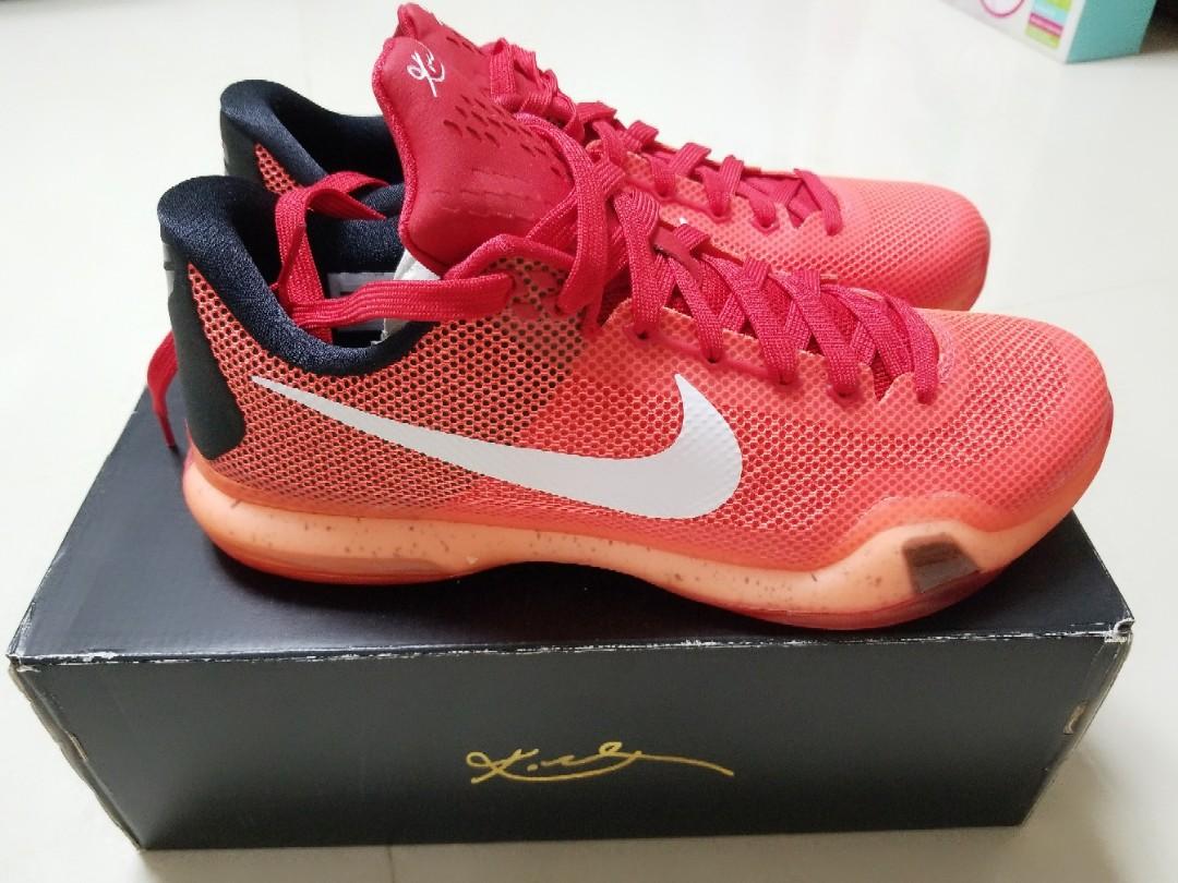 nike kobe 10 mens pink